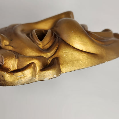 Ucagco - Comedy and Tragedy Gold Theater Masks Set of 2