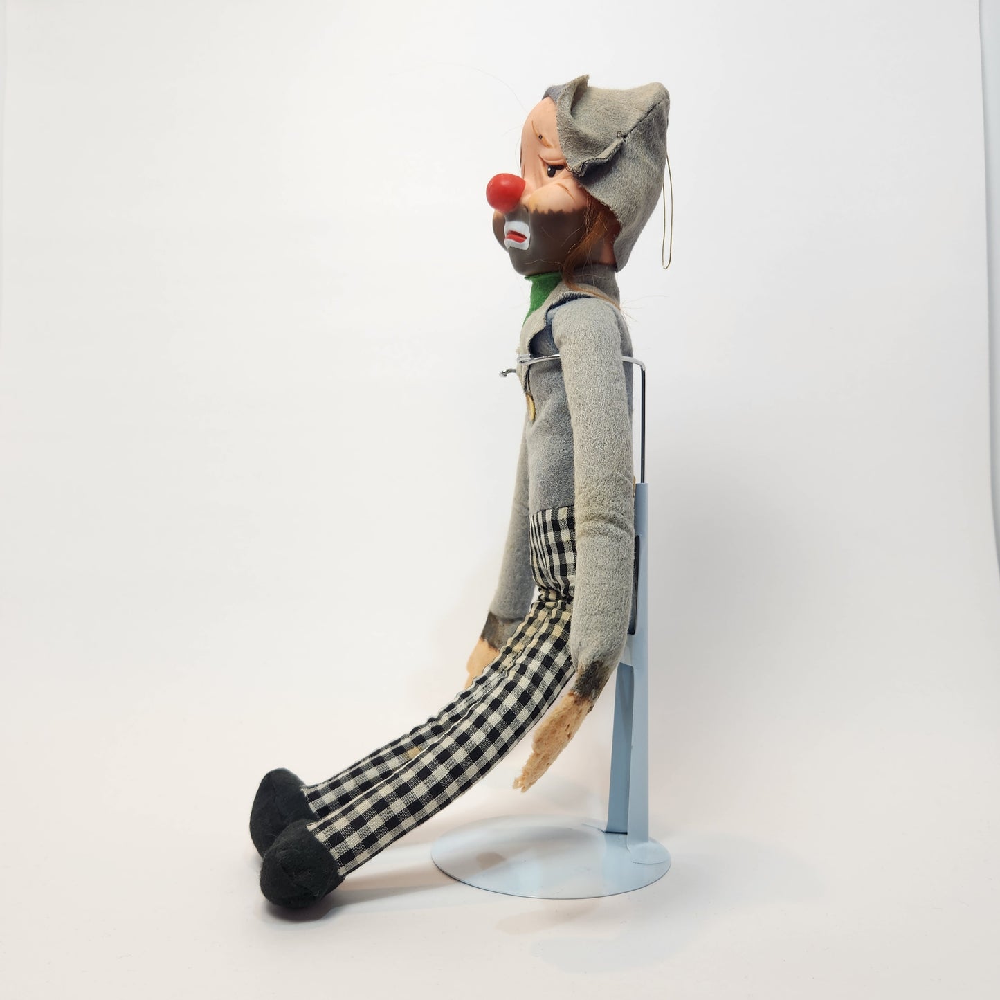 KAMAR - "Jock The Hobo" Sad Clown Japan Plush Doll with Vinyl Face 1966