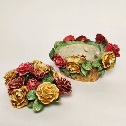 Harmony Kingdom - Martin Perry - Rose Basket Trinket Box 1997