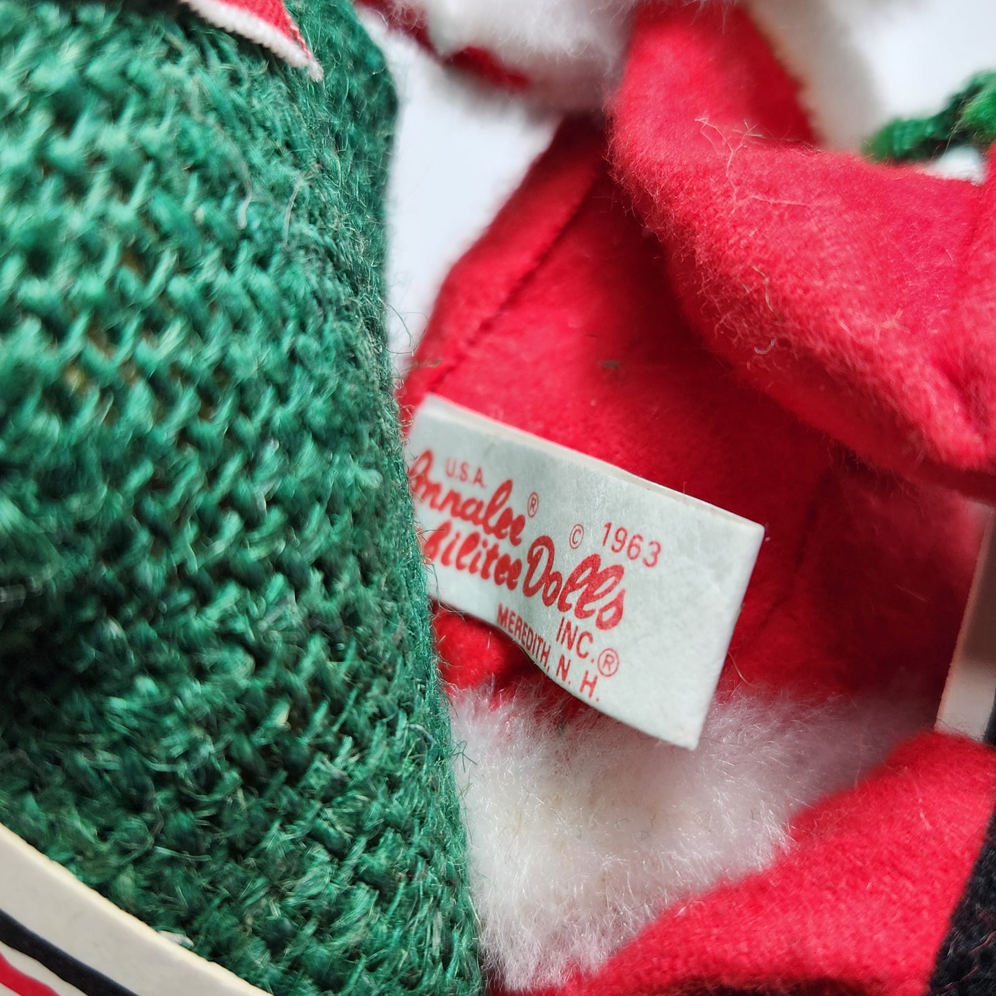 Annalee Mobilitee Dolls - Santa Claus Doll with Sleigh 1979