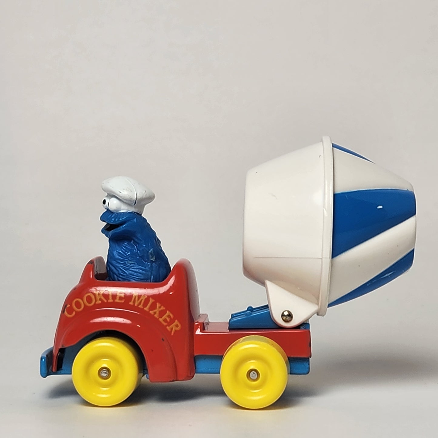 Playskool - Sesame Street Die Cast Car Cookie Monster Mixer Truck 1982