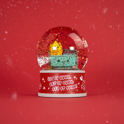 100% Soft - Dumpster Fire Snow Globe - NEW!
