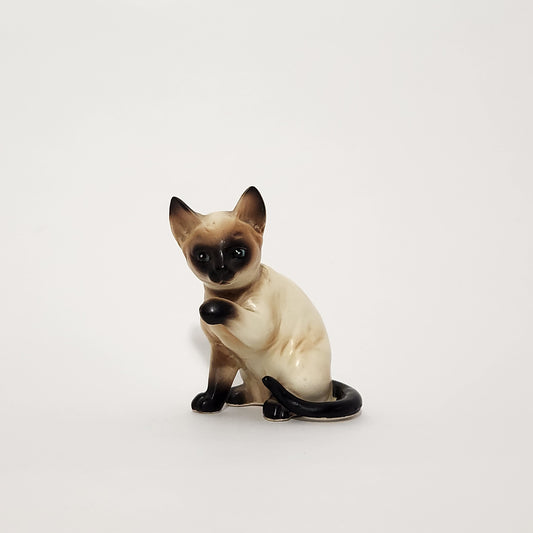 Lefton - Porcelain Siamese Cat Figurines Set of 2