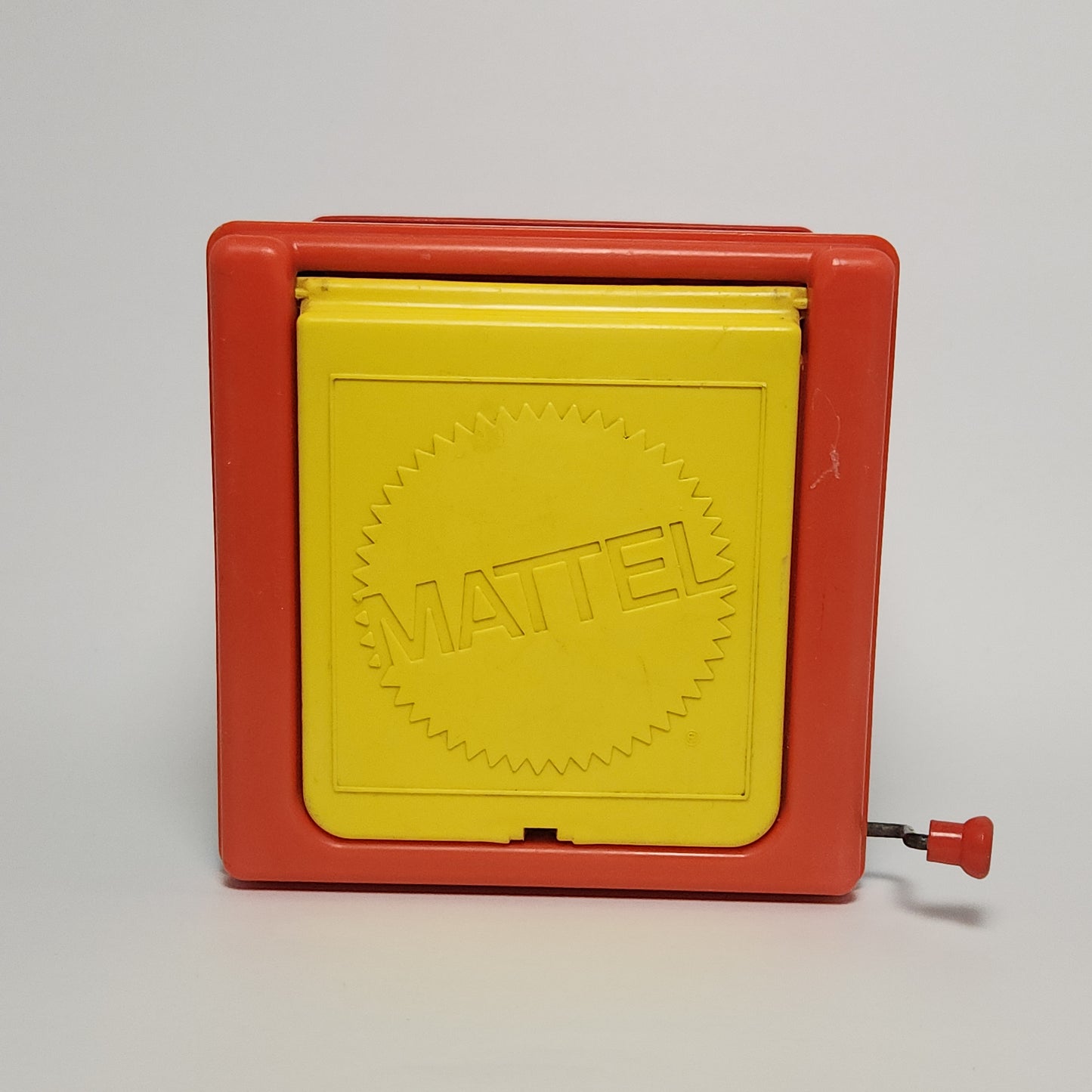 Mattel - Wind-Up Jack in the Music Box Toy 1976