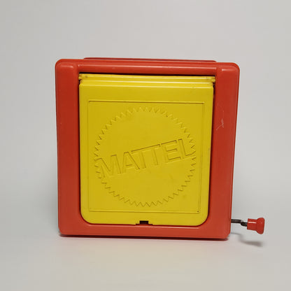 Mattel - Wind-Up Jack in the Music Box Toy 1976