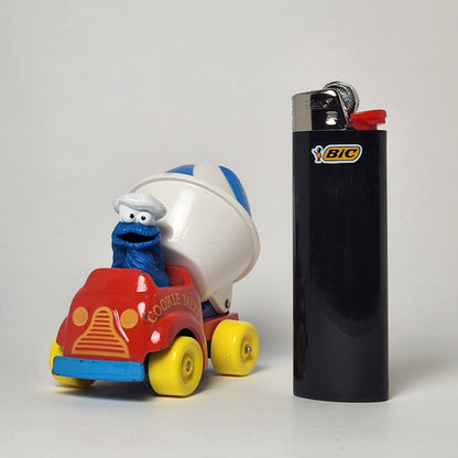 Playskool - Sesame Street Die Cast Car Cookie Monster Mixer Truck 1982