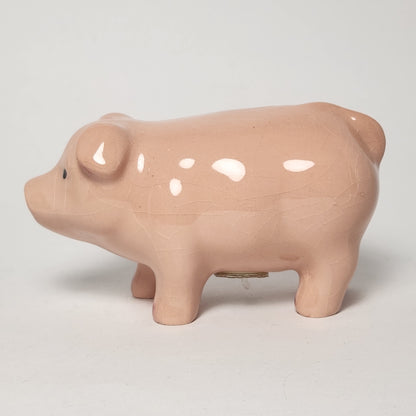 Pink and Gray Pigs Salt and Pepper Shaker Set