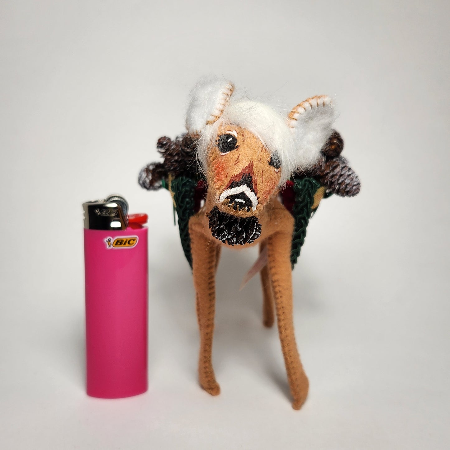 Annalee Mobilitee Dolls - Reindeer Doll with Pinecones 2004