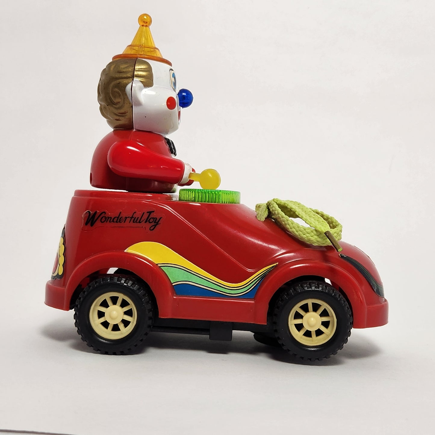 Motorized Light-Up Clown in Car Toy