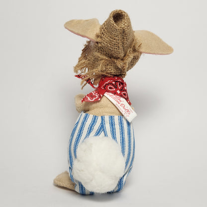 Annalee Mobilitee Country Rabbit Doll 1965