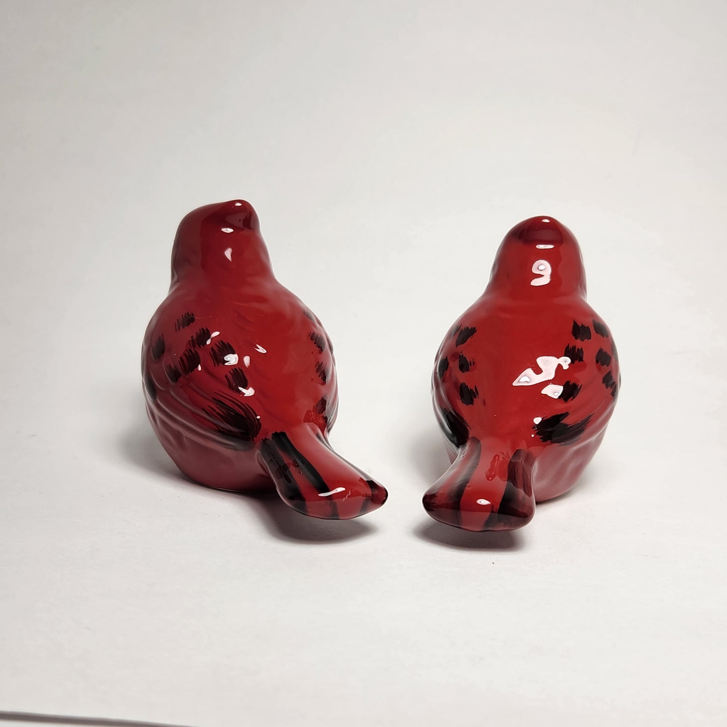 Ceramic Cardinals Salt and Pepper Shaker Set