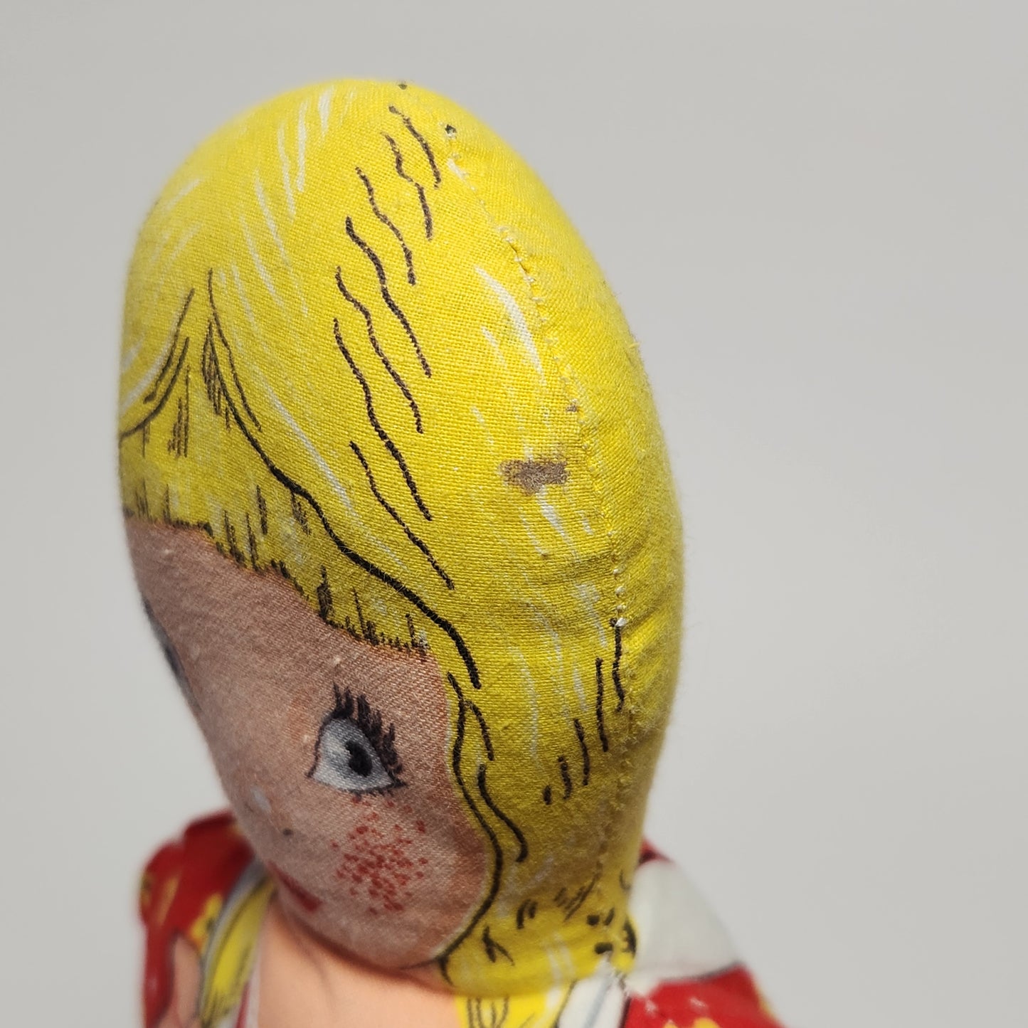 Handmade Red Riding Hood, Grandmother and Big Bad Wolf Plush Pillow Dolls Set of 3