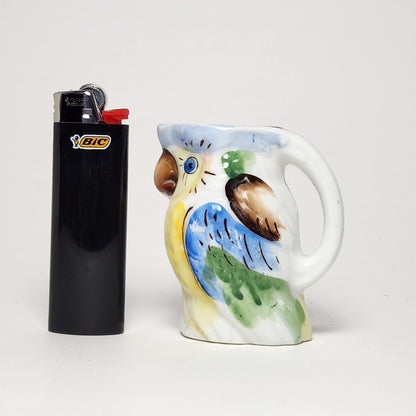 Ceramic Parrot Creamer Pitcher 1950s