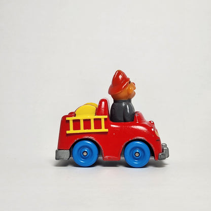 Playskool - Sesame Street Die Cast Car Ernie Fire Truck 1981