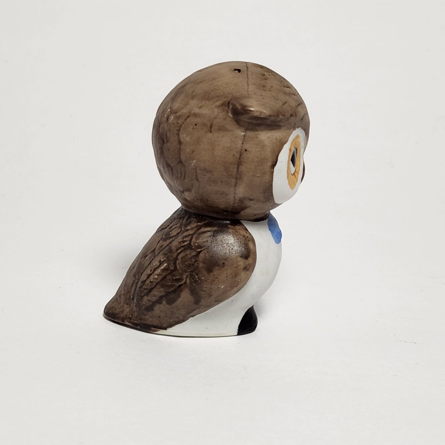 Porcelain Bisque Owl Salt and Pepper Shaker Set