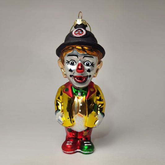 Archie McPhee - J.P. Patches Clown Glass Ornament 2010s