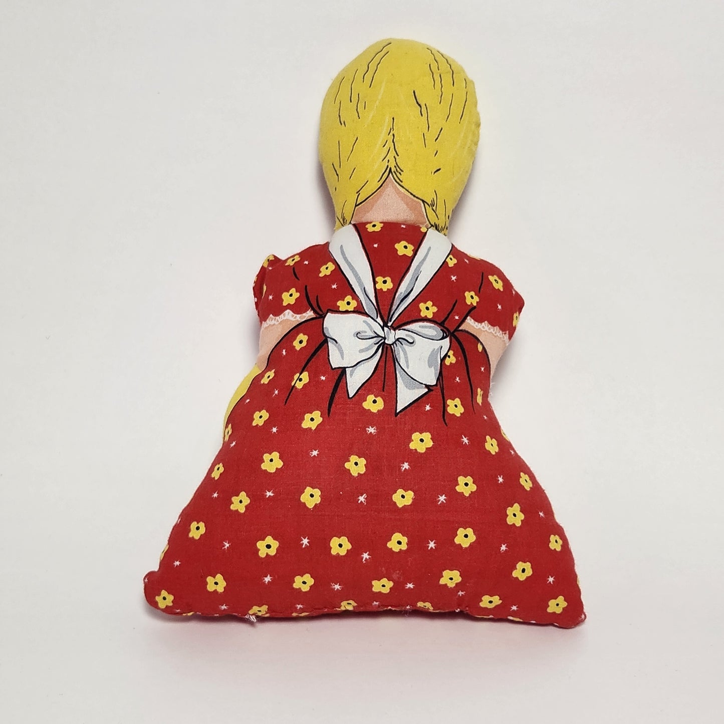 Handmade Red Riding Hood, Grandmother and Big Bad Wolf Plush Pillow Dolls Set of 3