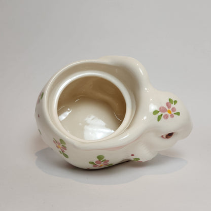 Avon - Ceramic Bunny Perfumed Candle Holder Planter