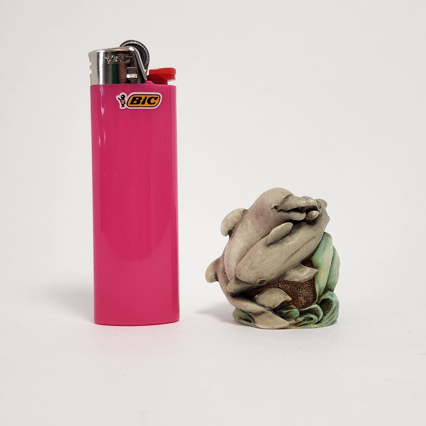 Harmony Kingdom - Sherman Drackett - Merry-Go-Round Dolphin Trinket Box 2000