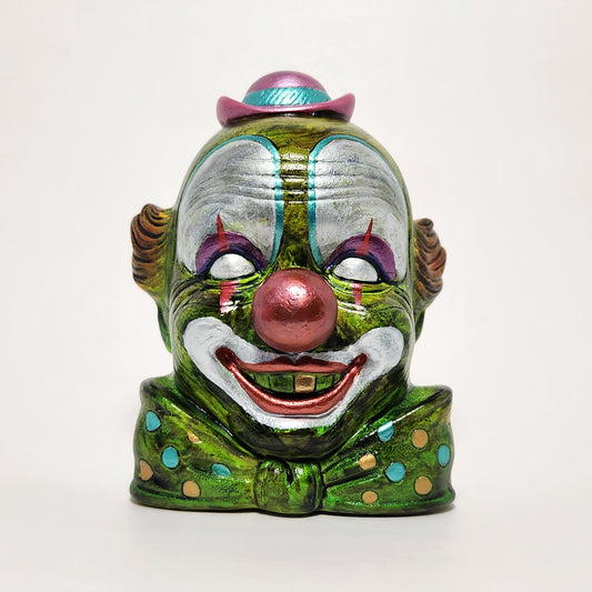 Blvck Oatmeal - "Infectious Laughter" Ceramic Enesco Clown Figurine 2026 (CUSTOM)