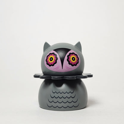 Kidrobot - Nathan Jurevicius - Misko Owl Mini (Grey/Dark Grey) 2012