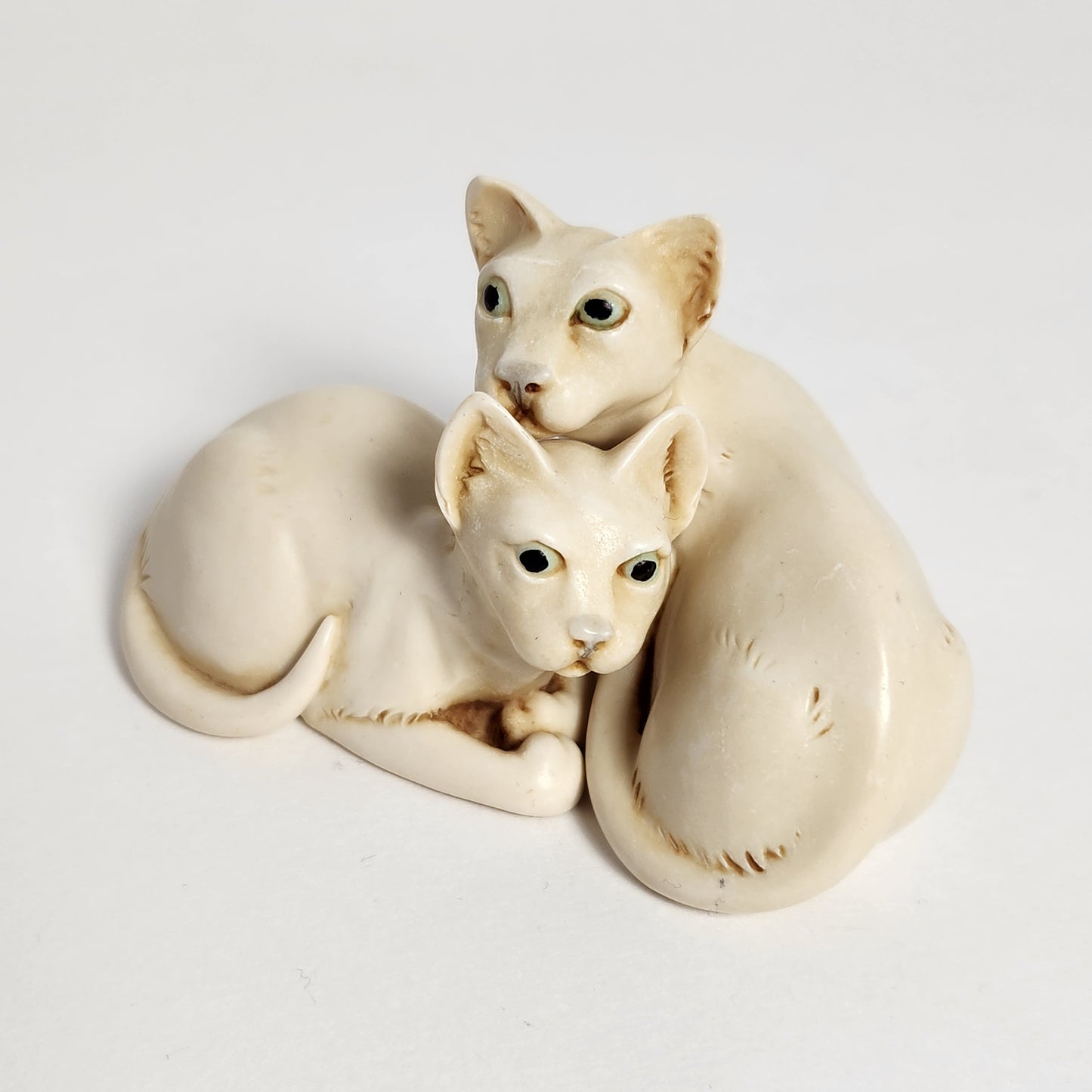 Harmony Kingdom - Adam Binder - Marie and Pierre Cat Figurines 2001
