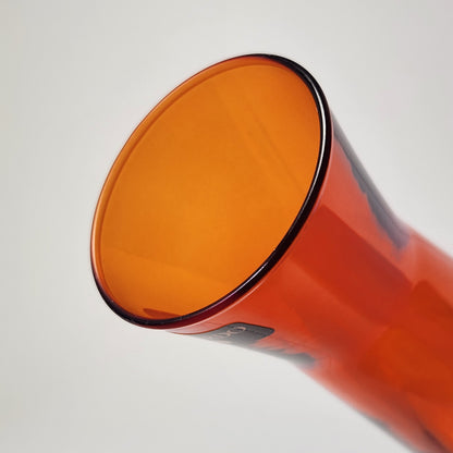 LEONARDO - Puccini Orange Glass Vase GERMANY