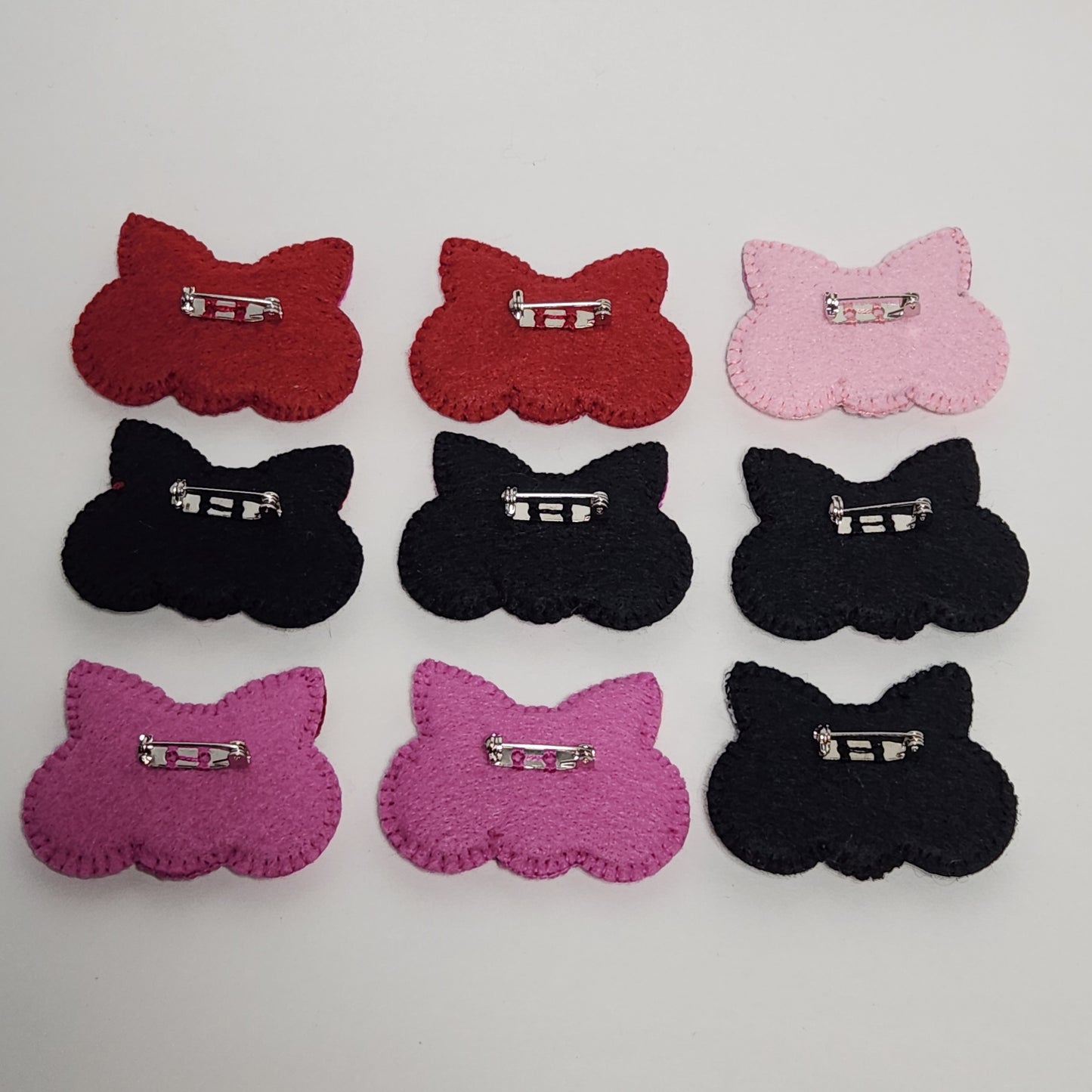 BANGcreated! - Love Cats 1.75" x 2.25" Felt Pin