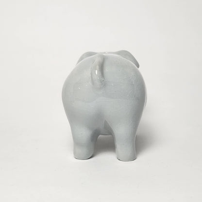 Pink and Gray Pigs Salt and Pepper Shaker Set