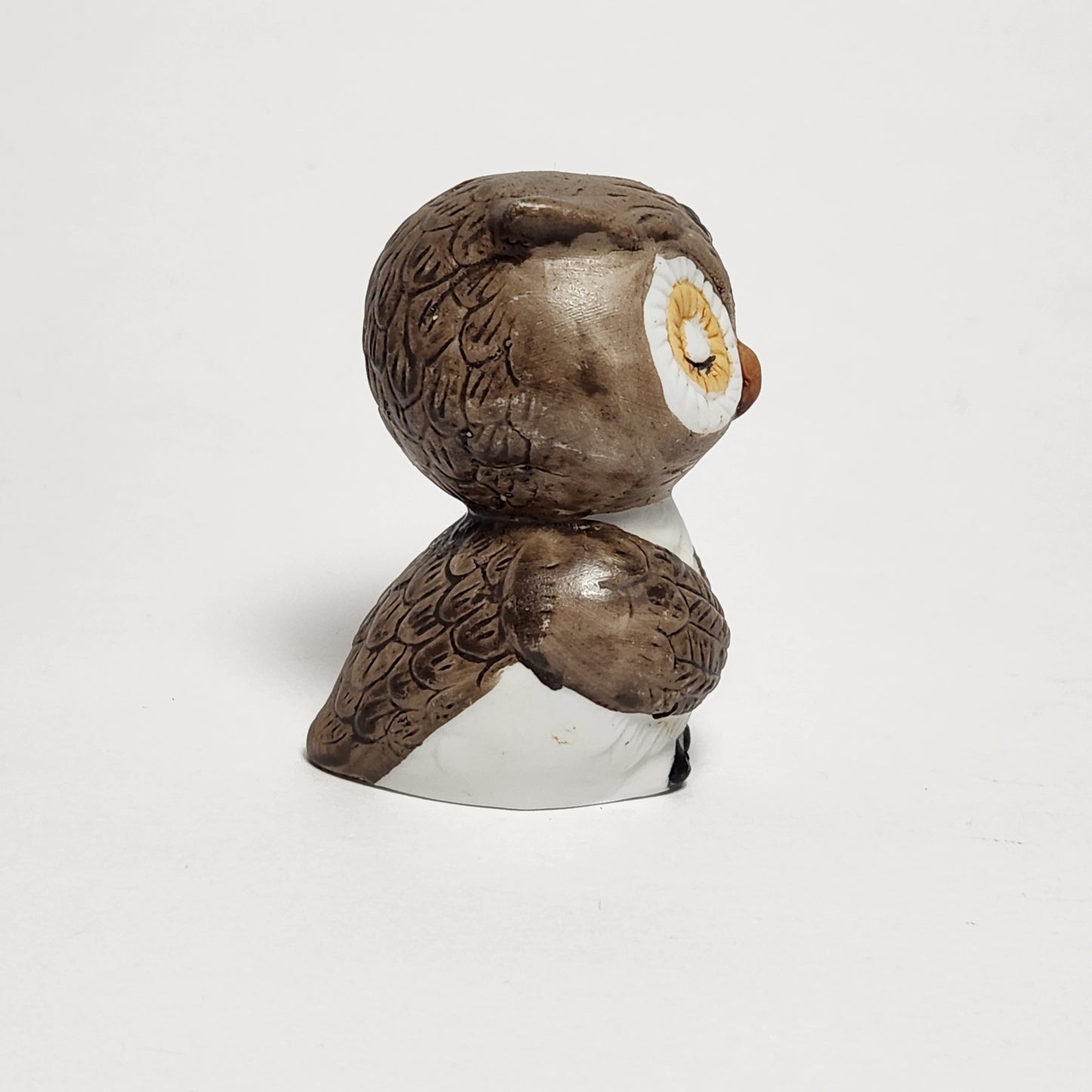 Porcelain Bisque Owl Salt and Pepper Shaker Set