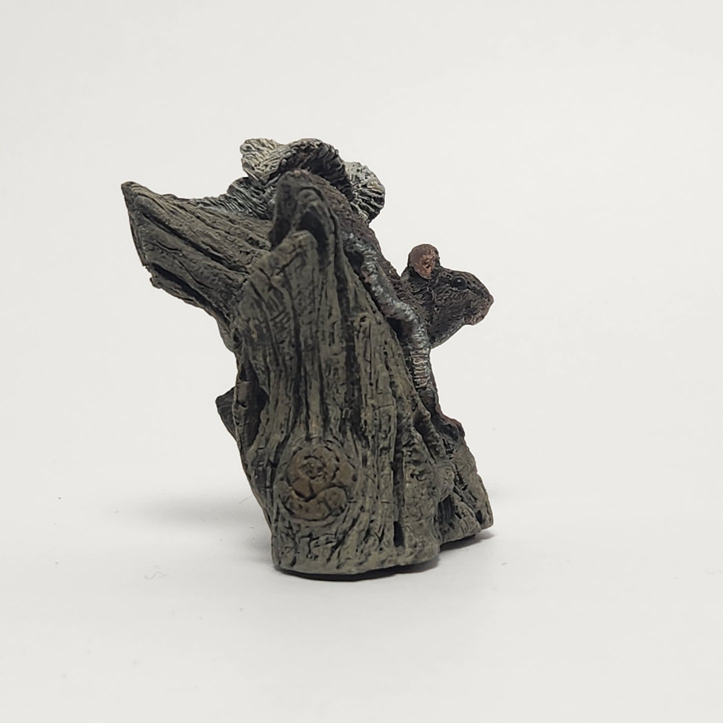 The Bronze Menagerie - Herman Deaton -  Painted Bronze Flying Squirrel Figurine 1977