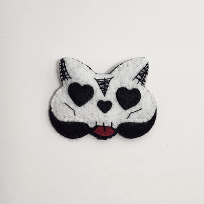BANGcreated! - Love Cats 1.75" x 2.25" Felt Pin