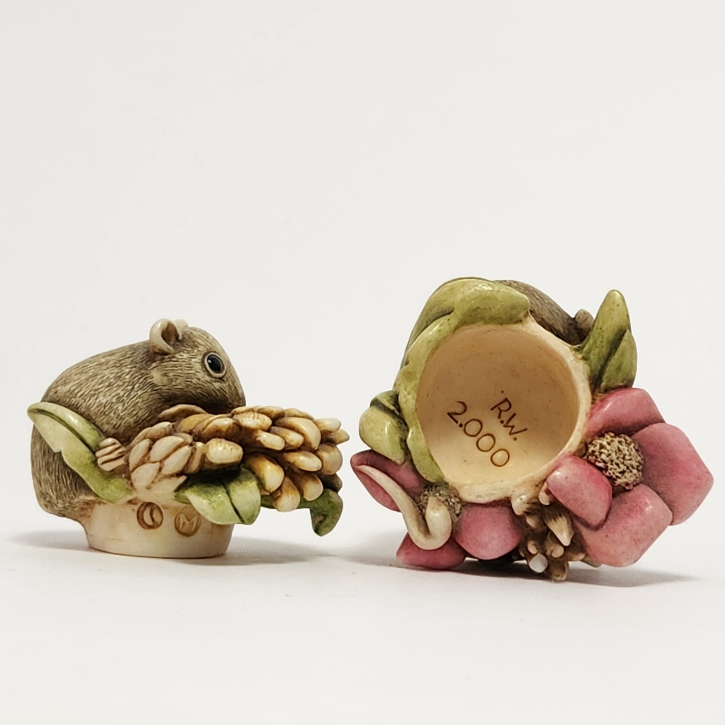 Harmony Kingdom - Sherman Drackett - Field Day Mouse Trinket Box 2000