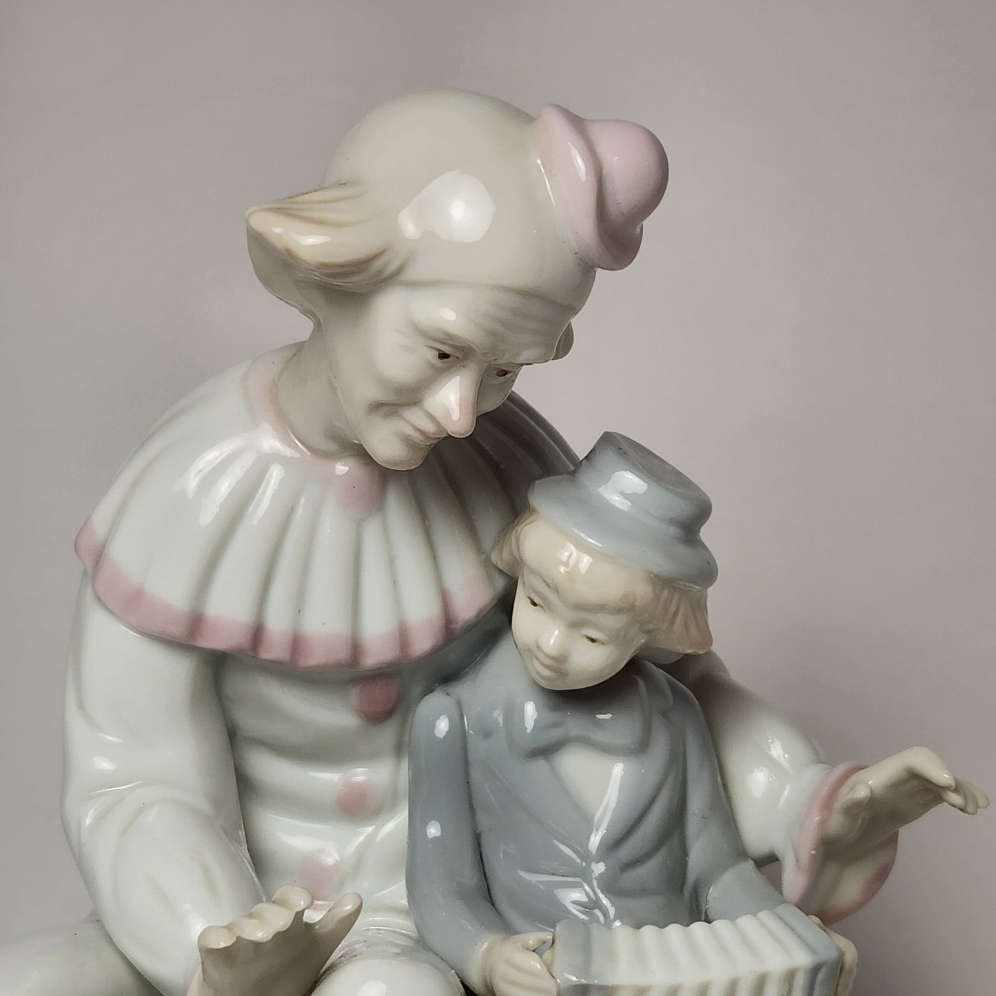 George Good Co. - Porcelain "Gaylord" Accordion Clown Figurine