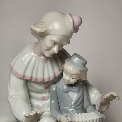 George Good Co. - Porcelain "Gaylord" Accordion Clown Figurine