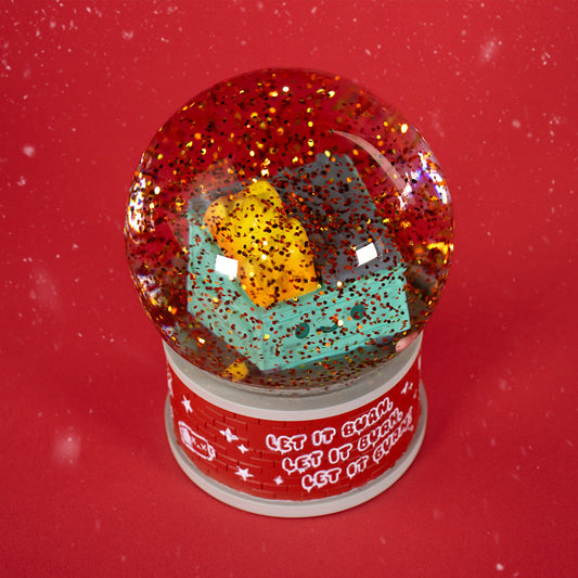 100% Soft - Dumpster Fire Snow Globe - NEW!