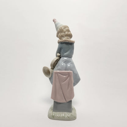 Alfretto - Porcelain Sad Clown Girl with French Horn Figurine