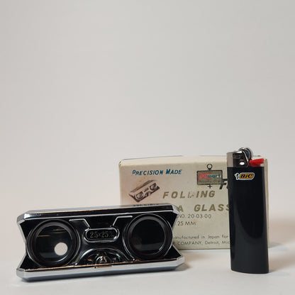 Vintage K-Mart Focal Folding Opera Compact Binoculars 1960s - 1970s
