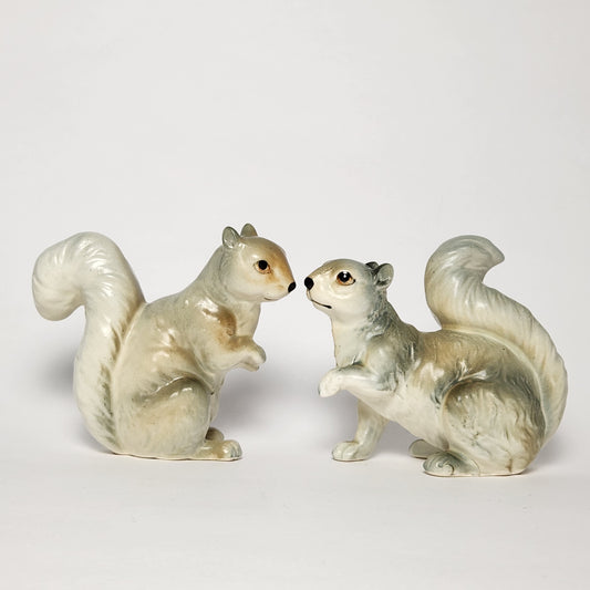 Grey Squirrels Salt and Pepper Shaker Set