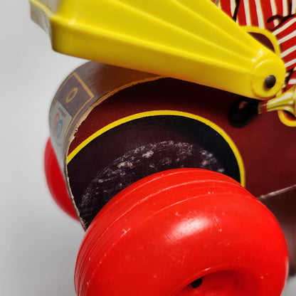 Fisher Price - Jolly Jalopy Clown Pull Toy 1965
