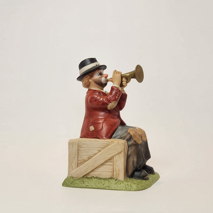 Melody In Motion - Porcelain Clown Trumpeter Member Figurine 2004