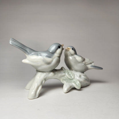 Otagiri - Porcelain Two Birds on Branch Figurine 1980s