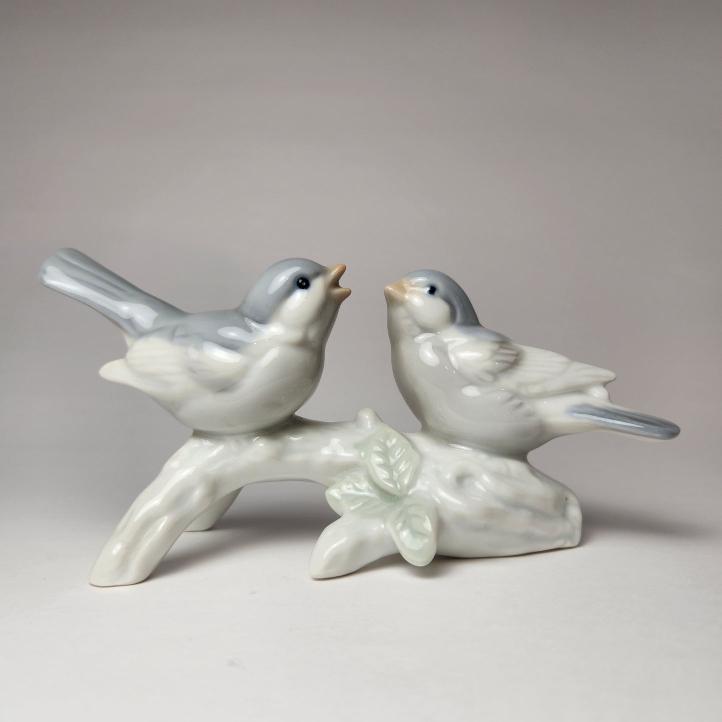 Otagiri - Porcelain Two Birds on Branch Figurine 1980s