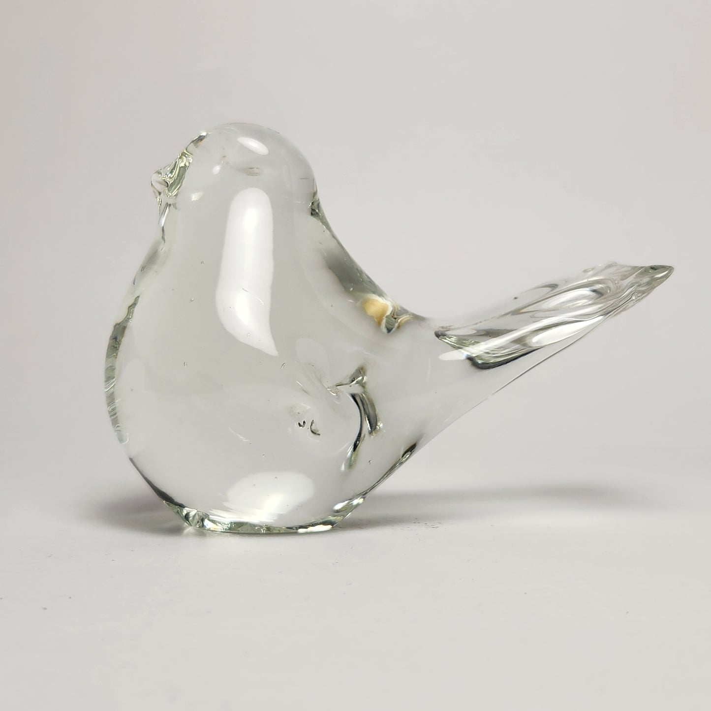 Interpur - Clear Glass Bird Figurine