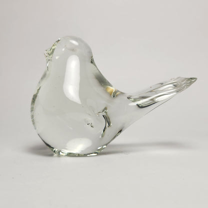 Interpur - Clear Glass Bird Figurine