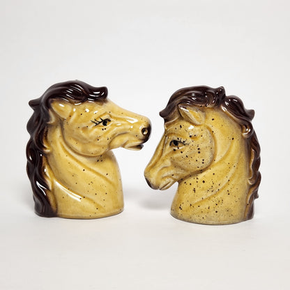 Horse Head Salt and Pepper Shaker Set