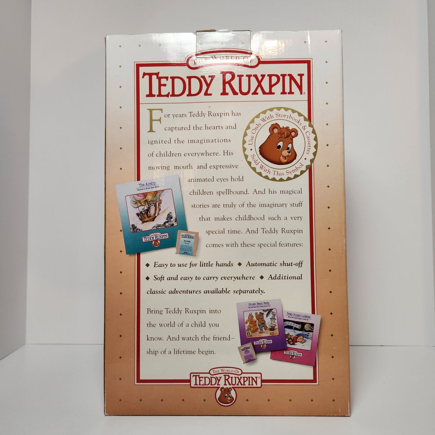 Worlds of Wonder - The World of Teddy Ruxpin Animated Talking Toy and Telephone (Bundle) 1990