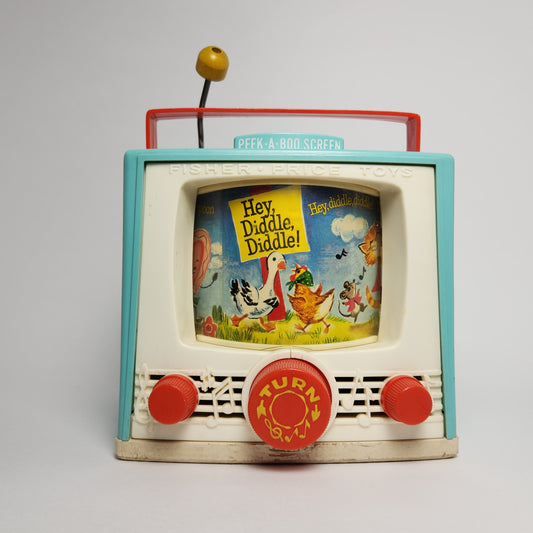 Fisher Price - Hey Diddle Diddle Musical Movement TV Music Box 1964