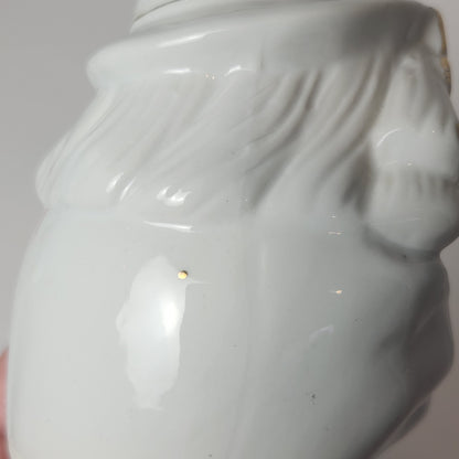 GOT - Porcelain White and Gold Clown Head Bust Figurine