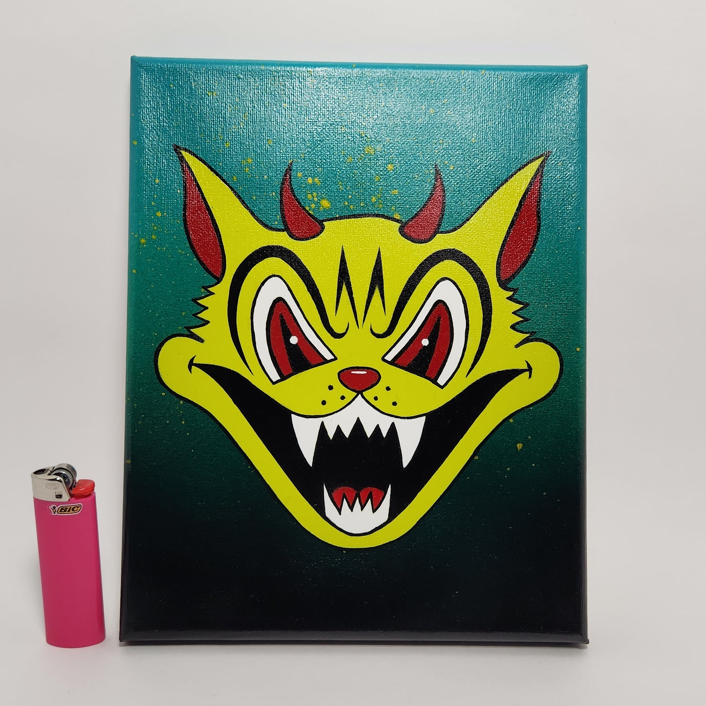 BANGcreated! - Miss Hiss: Acid Bath 10" Canvas 2019